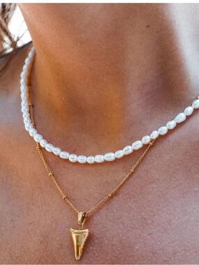 New** Atolea Waterproof Shark Necklace